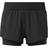 Reebok Workout Ready Run 2 In 1 Shorts Women - Black