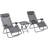 OutSunny 84B-271CG - Light Grey Reclining Chair