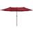 OutSunny 4.6M Umbrella Crank Wine Red