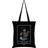 Spooky Cat The Star Tarot Tote Bag (One Size) (Black/White)