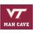 Fanmats Virginia Tech Red Man Cave Area Rug