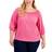 Tommy Hilfiger 3/4-Sleeve Top Plus Size - Dahlia