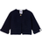 Petit Bateau Knitted Ribbed Cardigan - Smoking Blue (5314801)