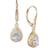 Anne Klein Teardrop Earrings - Gold/Transparent