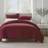 Serta Simply Clean Duvet Cover Red (264.16x228.6cm)