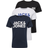 Jack & Jones Bluser T-shirts - Marin/Sort/Hvid