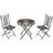 OutSunny 84B-984 Bistro Set, 1 Table incl. 2 Chairs