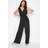 LTS tall pleated wrap jumpsuit