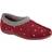 Sleepers Womens/Ladies Sophie Velour Slippers (6 UK) (Burgundy)