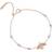 Olivia Burton Rainbow Bee Bracelet - Rose Gold/Multicolour