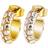 Dyrberg/Kern HEIDI ØRERING 353960 (Gold, Crystal, ONESIZE)