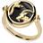 Gemondo Zodiac Onyx Capricorn Flip Ring in 18ct Plated