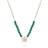 Gemondo ECFEWâ¢ 'The Creator' Malachite Bead & Tsavorite Floral Necklace