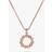 Ted Baker Cresar Pendant Necklace - Rose Gold/Multicolour