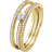 Georg Jensen HALO solitärring (stl. 48) 18 k gult