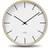 Huygens Huygens Wood25 Index White Wall Silent Quartz Movement Wall Clock