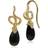 Gemondo ECFEWâ¢ 'The Ruler' Onyx Winding Snake Drop Earrings