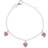 Nordahl Andersen Children's Bracelet - Silver/Pink