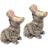 Donkey Hungry Hippos Grey Ljusstake 11.5cm 2st