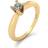 Smykkekæden Ring - Gold/Diamond