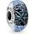 Pandora Wavy Murano Glass Ocean Charm - Silver/Blue