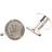 NEWCASTLE UNITED FC Newcastle United FC Stainless Steel Cufflinks (One Size) (Silver)