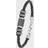 s.Oliver Bracelet Men Arm jewelry, 20,5 1,5 cm, Black, Infinity, Comes in jewelry gift box, 2026136
