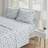 Intelligent Design Novelty Road Trip Bed Sheet Blue, Grey (259.08x167.64cm)
