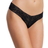 Felina Signature Stretchy Lace Low Rise Thong - Black