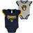 Outerstuff Milwaukee Brewers Scream & Shout Bodysuit 2-Pack - Navy/Heathered Gray