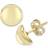 Saks Fifth Avenue Dapped Disc Stud Earrings - Gold