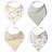 Copper Pearl Baby Bandana Bibs 4-pack Rex