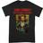 David Bowie David Bowie Unisex Adult Ziggy Stardust T-Shirt (Black/Red)