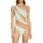 Norma Kamali Snake Mesh One-Piece Swimsuit Seafoam