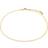 Pilgrim Flat Link Ankle Chain - Gold