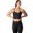 Fitness-Mad Womens/ladies Python Print Sports Bra (garnet)