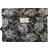 Dolce & Gabbana DG Black Silver Jacquard Leather Document Briefcase Bag Black ONESIZE