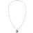 Tommy Hilfiger Monogram Dog Tag Necklace - Silver