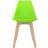vidaXL Artificial Leather Køkkenstol 81cm 2stk
