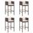 vidaXL 316661 4-pack