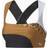 Puma Mid Impact Safari Glam Training Bra Women, Black/Desert Tan/Fur Real Print, Medium, Clothing