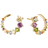 Sif Jakobs Belluno Circolo Earrings - Gold/Multicolour