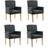 vidaXL 61x66x95cm 4-pack Köksstol 95cm 4st