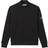Calvin Klein Textured Badge Half Zip Sweaters - Black