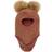 Huttelihut Big Bear Elephant Hat - Rosewood/Camel Alpaca