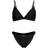 Wiki Triangle Bikini Set - Black