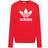 adidas Adicolor Classics Trefoil Crewneck Sweatshirt - Vivid Red/White