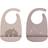 Done by Deer Ozzo Bibs Powder Pink 2-pack