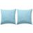 vidaXL 132298 2-pack Komplett dekorationskudde Blå (45x45cm)