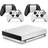 giZmoZ n gadgetZ Xbox One X Console Skin Decal Sticker + 2 Controller Skins - White